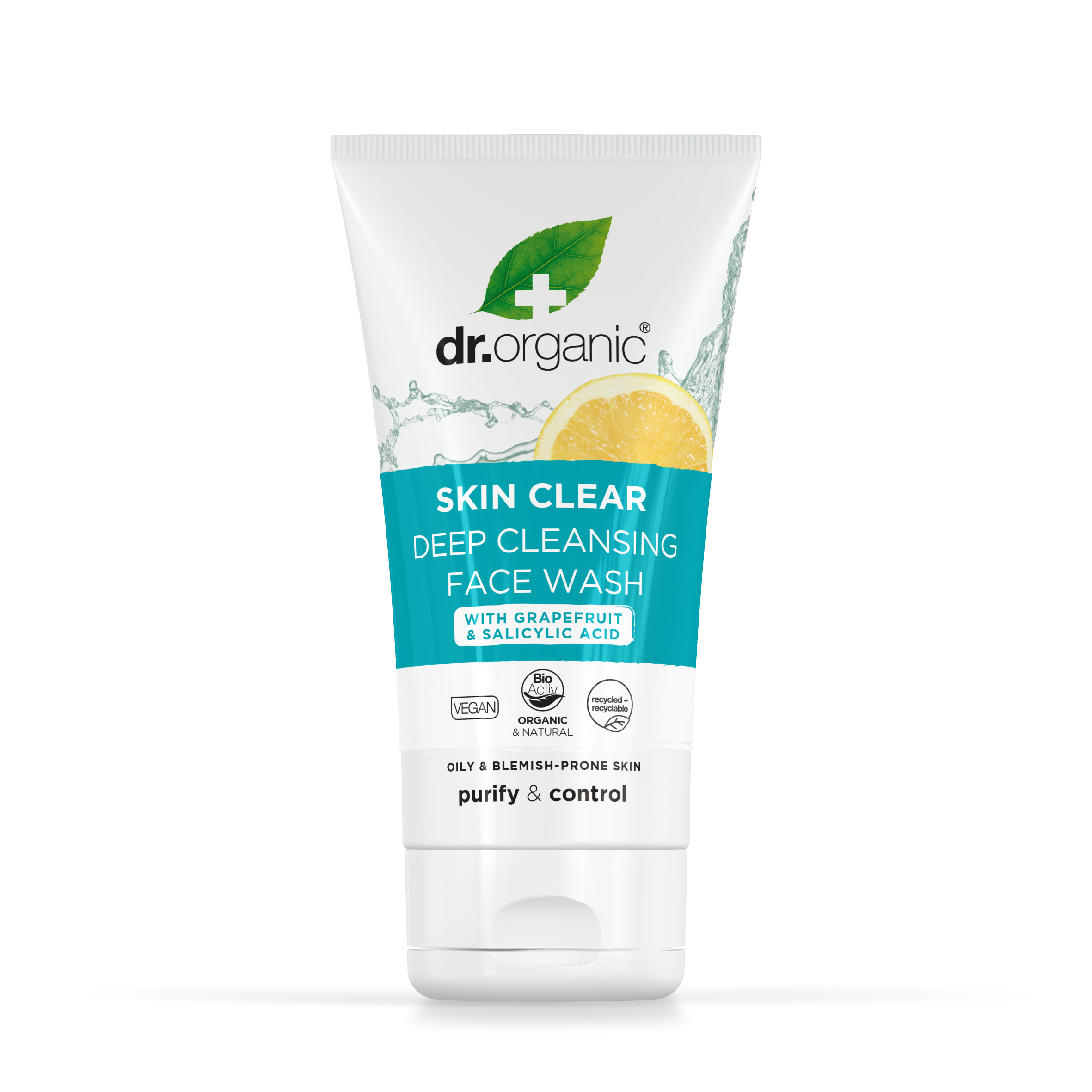 Dr Organic Skin Clear Deep Cleansing Face Wash 125ml